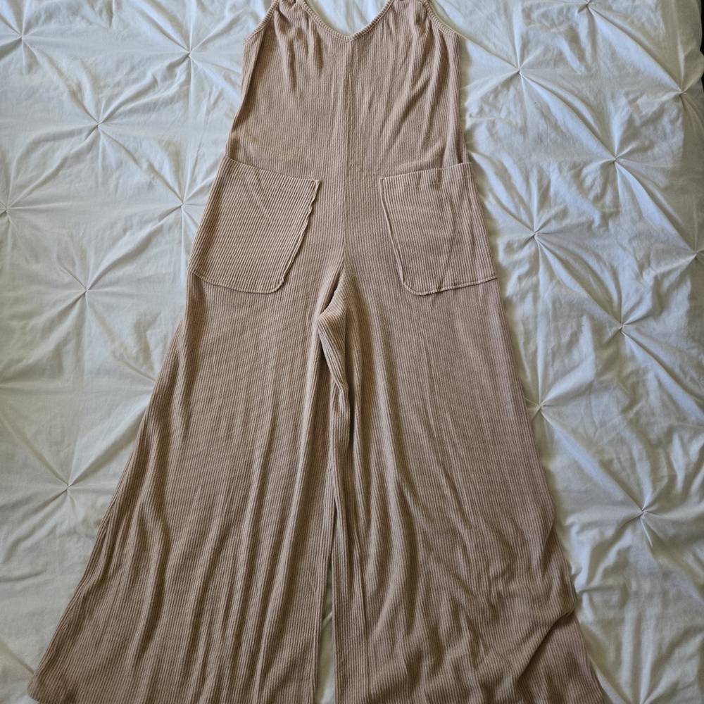 Ces Femme Light Brown Jumpsuit